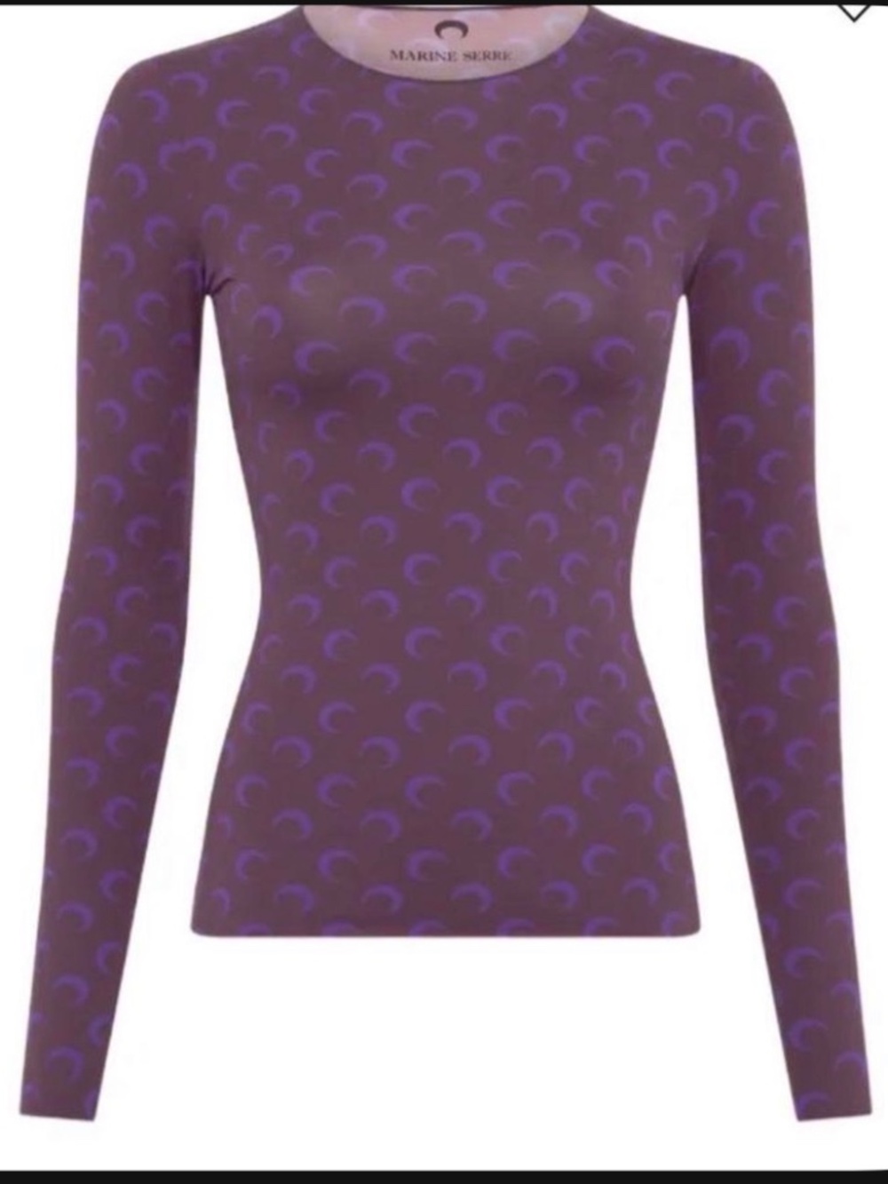 Marine Serre long sleeve top